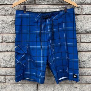 Vintage Quicksilver  Blue Striped bermuda